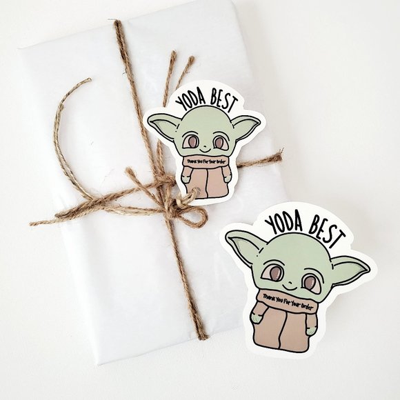 LoveBarbara Handbags - LB062 NOTE CARDS & HANG TAGS Custom Designs Poshmark Closet Baby Yoda